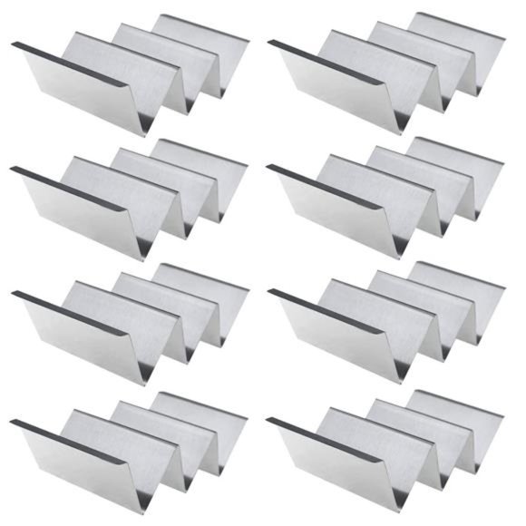 8 Pack Stainless‎ Steel Taco Holder Stand - Picture 6 of 7